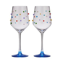 Polka Wine glass set